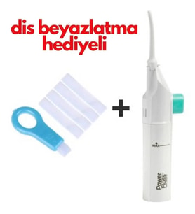 2'si 1 Arada Mekanik Diş Ve Ağız Temizleme & Diş Beyazlatma Seti  Power Floss