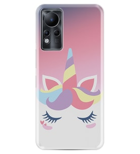 INFINIX Note 11 Pro Note 10 Hot 9 Play Kılıf Desemli Silikon Sweety Unicorn 1737