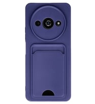 Redmi A3 4G Kılıf Kelvin Kartvizitli Silikon - Lacivert