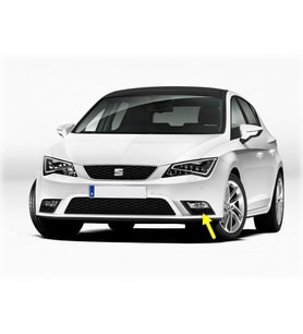 Seat Leon MK3 2013-2016 Ön Tampon Sol Sis Farı Kapağı 5F0853665A