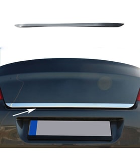 Peugeot 301 Krom Bagaj Alt Çıta Formlu Paslanmaz Çelik
