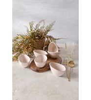 Keramika Krem Ephesus Çerezlik / Sosluk 10 Cm 6 Adet 030