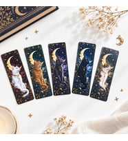5 Adet Cool Kediler Kitap Ayracı (15 cm)