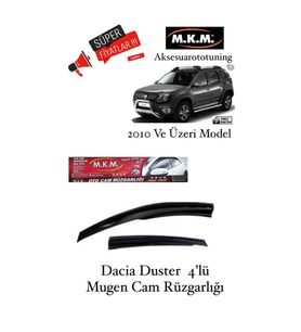 Dacia Duster 2010 Ve Üzeri Model 4'Lü Mugen Cam Rüzgarlığı