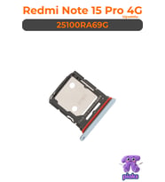 Redmi Note 15 Pro 4G Sim Kart Tepsisi Çekmecesi Aparatı 25100RA69G Uyumlu