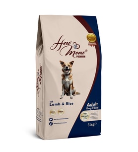 HOW MEOW YETİŞKİN KÖPEK KURU MAMASI KUZULU ve PİRİNÇLİ 3 KG