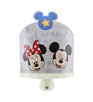 Minnie & Mickey Mouse 3D Led Sihirli Gece Lambası-Lisanslı (Beyaz)