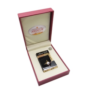Ardeur® Prestige Siyah Gold İsme Özel Çakmak Hediyelik Çakmak