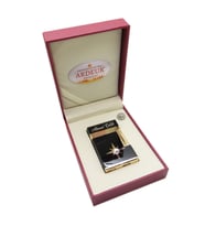 Ardeur® Prestige Siyah Gold İsme Özel Çakmak Hediyelik Çakmak