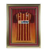 e38 EL İŞÇİLİĞİ KAYSERİSPOR FORMASI KAĞIT TELKARİ TABLO 85*65 cm - 5853