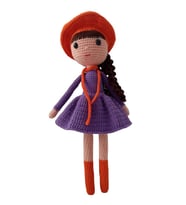 Mor Güz Bebek Amigurumi Organik