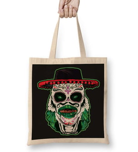 Day of The Dead Creature Bez Çanta Uzun Saplı