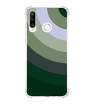 PrintiFy Huawei P30 Lite Uyumlu Köşe Korumalı Renk Cümbüşü C Tasarımlı Şeffaf Silikon Kılıf
