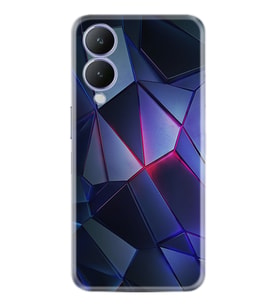 Vivo Y17S Kılıf Resimli Desenli Silikon Platinium Series Üçgenler 2 1872