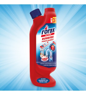 Rorax Granül Lavabo Açıcı 3 dk da etkili (10 Kullanım Dozaj Ayarlı ) Soğuk Su ile Kullanım 600gr