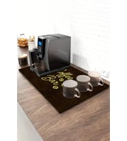 Valerine Life Barista Kahve Barı Tezgah Matı Sıvı Geçirmez XXL Büyük Boy Espresso Makinesi Pad 40x90