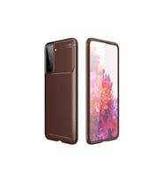 Samsung Galaxy S21 Plus Uyumlu Kılıf Zore Negro Silikon Kapak (Kahverengi)