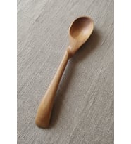 El yapımı zeytin kaşık (Ekru - Kahverengi)