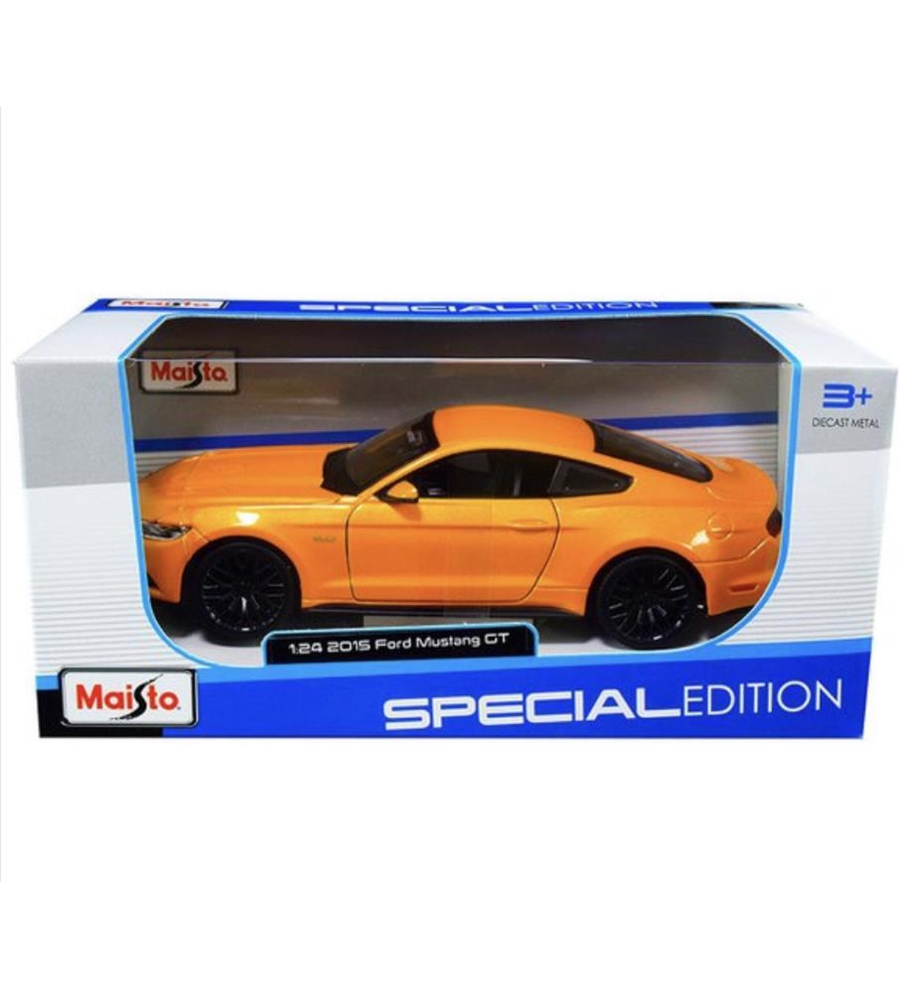 Maisto 2015 Ford Mustang GT Turuncu 1/24 Model Araba