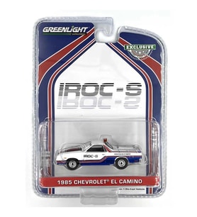Greenlight 1985 Chevrolet El Camino SS Pace Truck IROC-S 1/64 Model Araba (Beyaz)