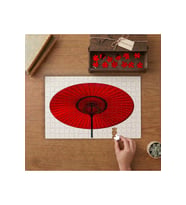 Japon Şemsiyesi Tasarımı 240 parça Ahşap Puzzle Ahşap Kutuda MP00431