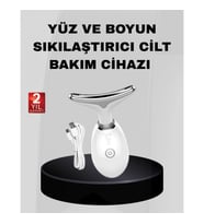 Mey İthalat® Kablosuz Şarjlı Yüz Sıkılaştırıcı Cihaz EMS Mikro Akım Anti-Aging Masaj Aleti