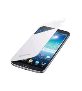 Galaxy Mega i9200 ile Uyumlu S View Cover Kılıf Beyaz EF-CI920BWEGWW