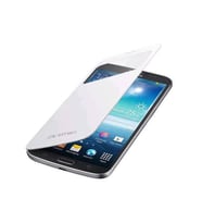 Galaxy Mega i9200 ile Uyumlu S View Cover Kılıf Beyaz EF-CI920BWEGWW