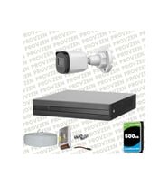 Provzen Dahua Full HD 1 Kameralı Güvenlik Kamerası + 500GB HDD