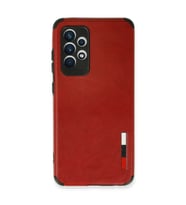 Samsung Galaxy A72 Kılıf Loop Deri Silikon - Kırmızı