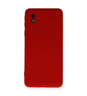 Samsung Galaxy A01 Core Kılıf Nano İçi Kadife Silikon - Kırmızı
