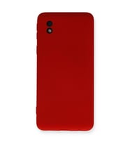 Samsung Galaxy A01 Core Kılıf Nano İçi Kadife Silikon - Kırmızı