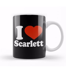 I Love Scarlett Kupa Bardak Porselen