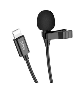 HOCO L14 iPhone Lightning Kablolu Profesyonel Yayıncı Yaka Mikrofonu 2mt-(5775) - SSSSSS9460-9057