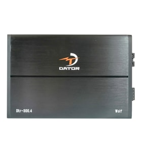 Dator 300.4 4 Kanal Wolf Seri Profesonel Amfi 5000W Maksimum 4x300W RMS (Siyah)