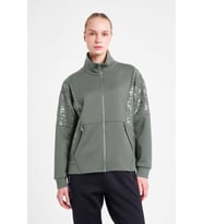 Kadın Fermuarlı Sweatshirt 25N-2129 (Yeşil)