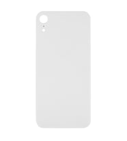 Apple iPhone XR Uyumlu, Logolu Arka Pil Batarya Kapağı. LENS HARİÇ (Beyaz)