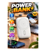 10000 mAh 22.5W Hızlı Şarjlı Powerbank – Kablosuz Şarj Destekli 4’ü 1 Arada