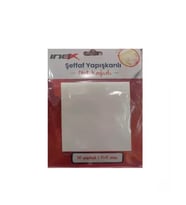 İnox Yapışkanlı Not Kağıdı Şeffaf 75X75Mm 50 Yaprak