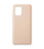 Samsung Galaxy A91 / S10 Lite Kılıf Nano İçi Kadife Silikon - Pudra
