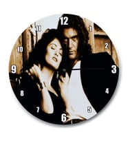 Cakatablo Desperado Antonio Banderas ve Salma Hayek Duvar Saati