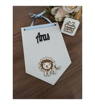 ÇOCUK VE BEBEK ODASI KAPI VE DUVAR SÜSÜ İSİMLİ PANO
