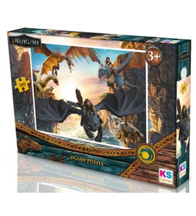 KS Games 100 Parçalık How to Train Your Dragon Erkek Çocuk Puzzle - HD714