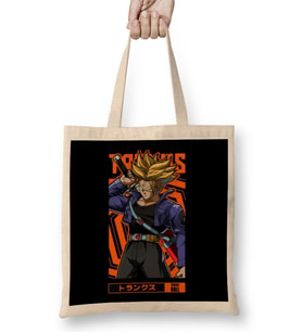 Trunks Dragon Ball Z Anime Otaku Bez Çanta Uzun Saplı