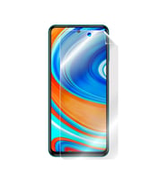 Logis Redmi Note 9 Pro  Antistatik 5D Tam Kaplayan Ekran Koruyucu Cam (Şeffaf)