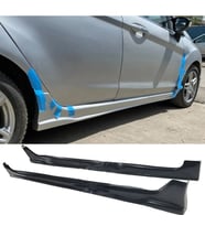 Ford Fiesta Mk6 Custom Yan Marşpiyel Seti Plastik Mat Siyah 2008 - 2017