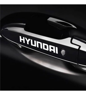 H yundai Kapı Kolu Sticker 10Adet MD4