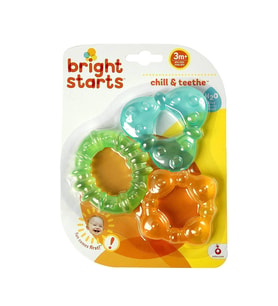 Bright Starts Üçlü Yüzük Sulu Dişlik (Renksiz)