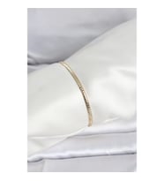 Mey İthalat® CM 14K Gold Renk Yassı Zincir Model Kadın Bileklik