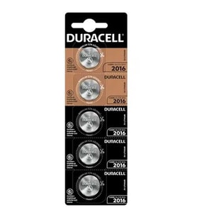 Duracell CR2016 Lityum Pil 5'li Paket